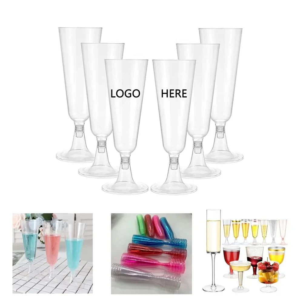 Acrylic champagne flutes 1