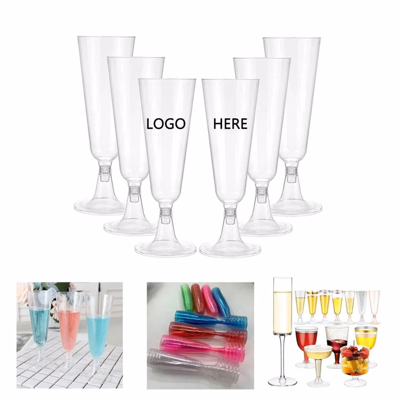 Acrylic champagne flutes