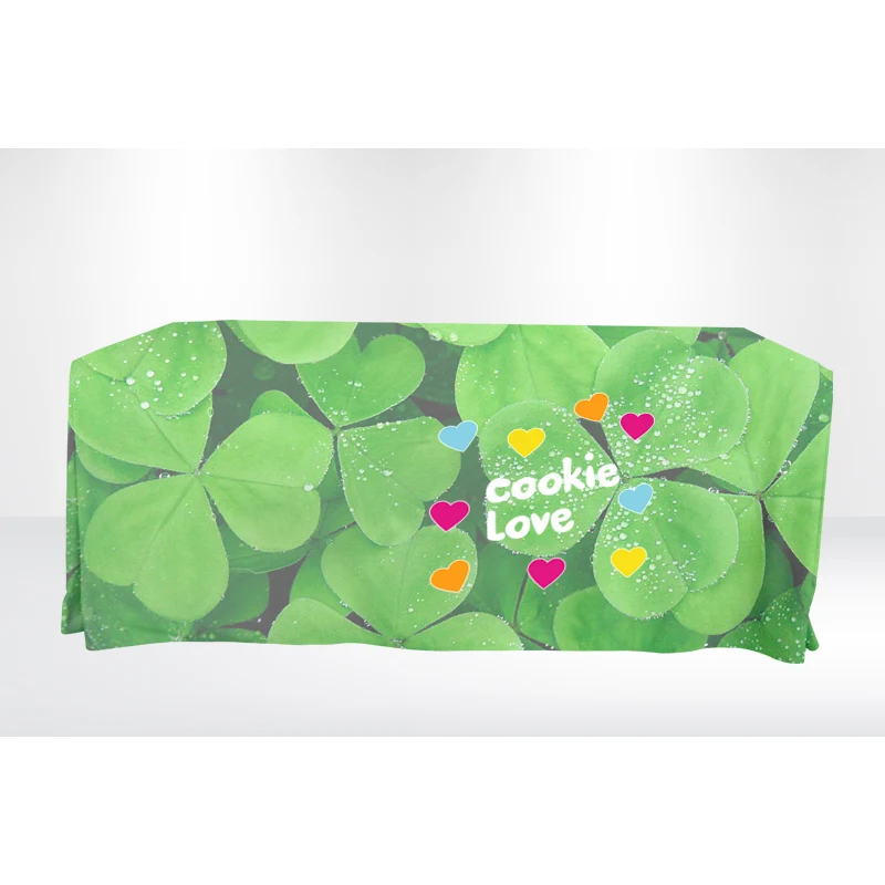 6ft Eco-Friendly Sustainable Fabric Pleated Table Cover 1