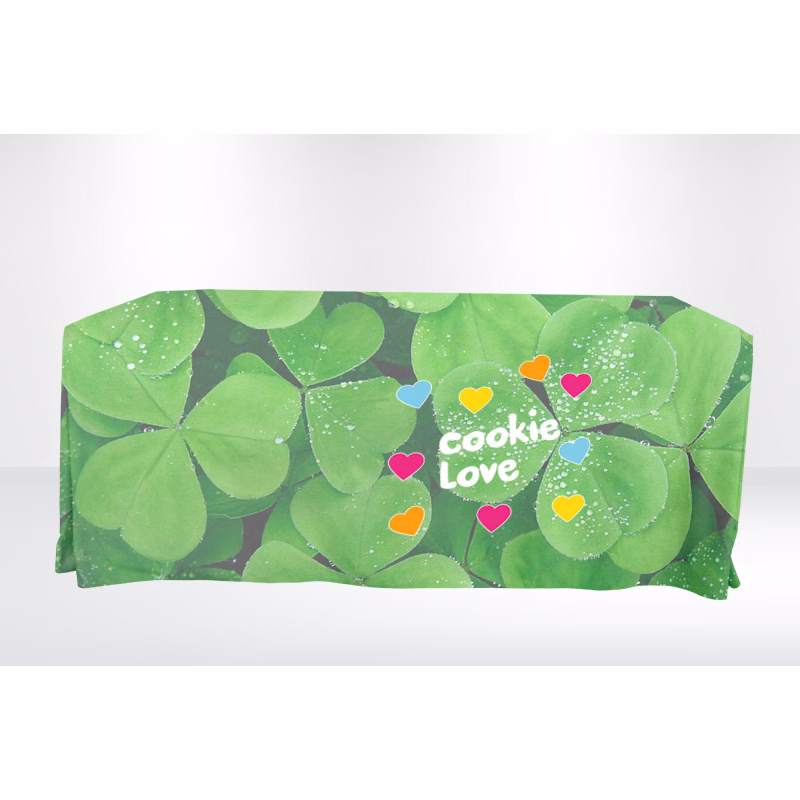 6ft Eco-Friendly Sustainable Fabric Pleated Table Cover