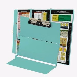 3 Layers Aluminum Foldable Nurse Clip Boards Notepad