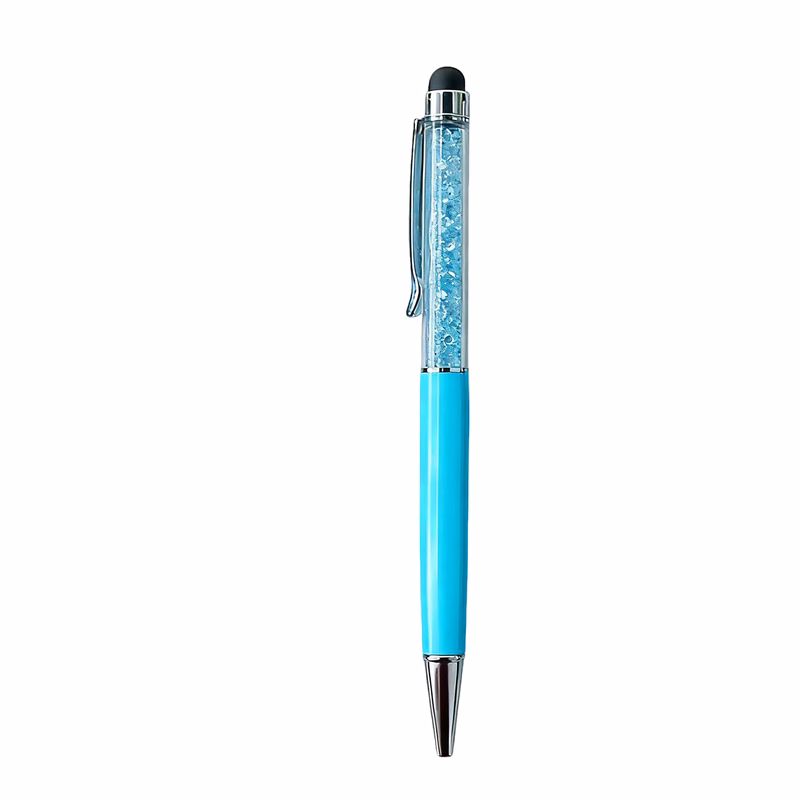 Crystal Ballpoint Pen With Touch Screen Stylus