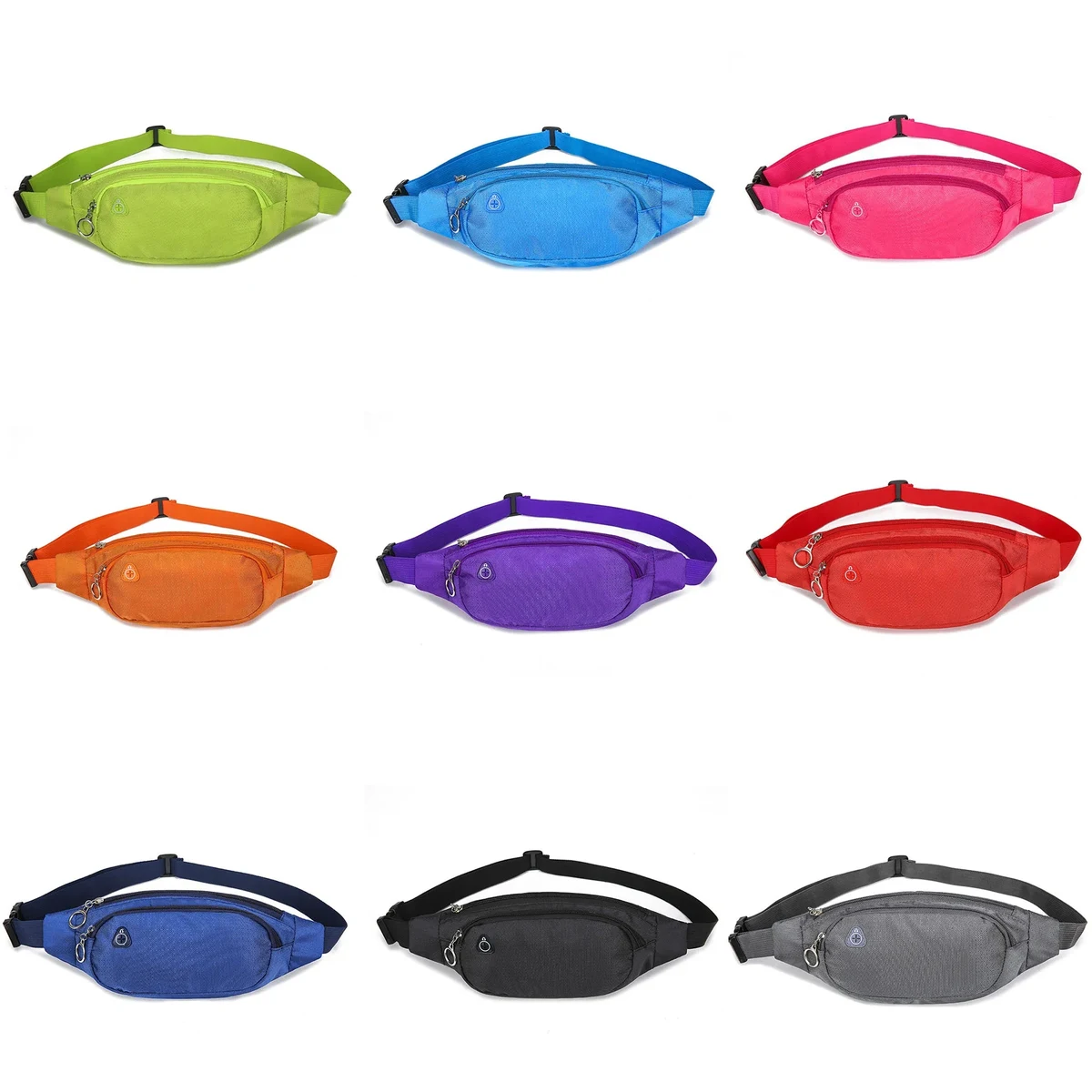 MOQ 50pcs Nylon Colored Candy Fanny Pack 1