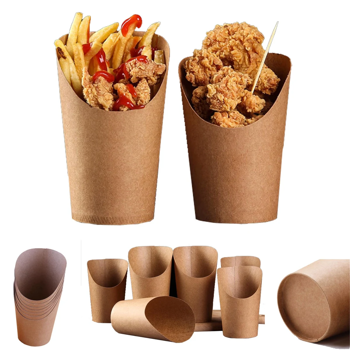 14oz-French Fries Kraft Paper Cups 1