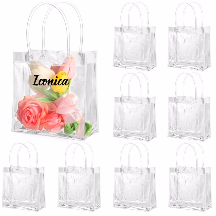 Clear Gift Bags with Handle