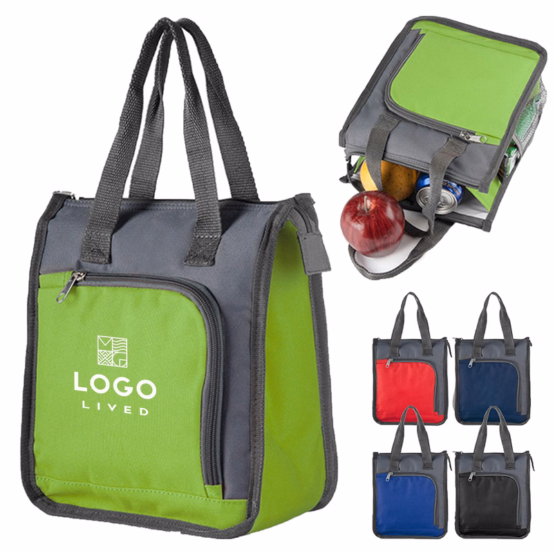Portable Insulated Thermal Cooler Lunch Bag