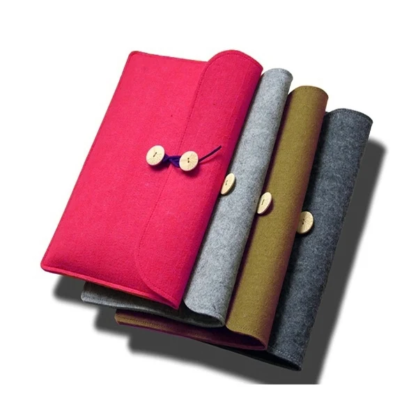 Felt laptop sleeve for Mac Book Air Pro 13" or 15" 1