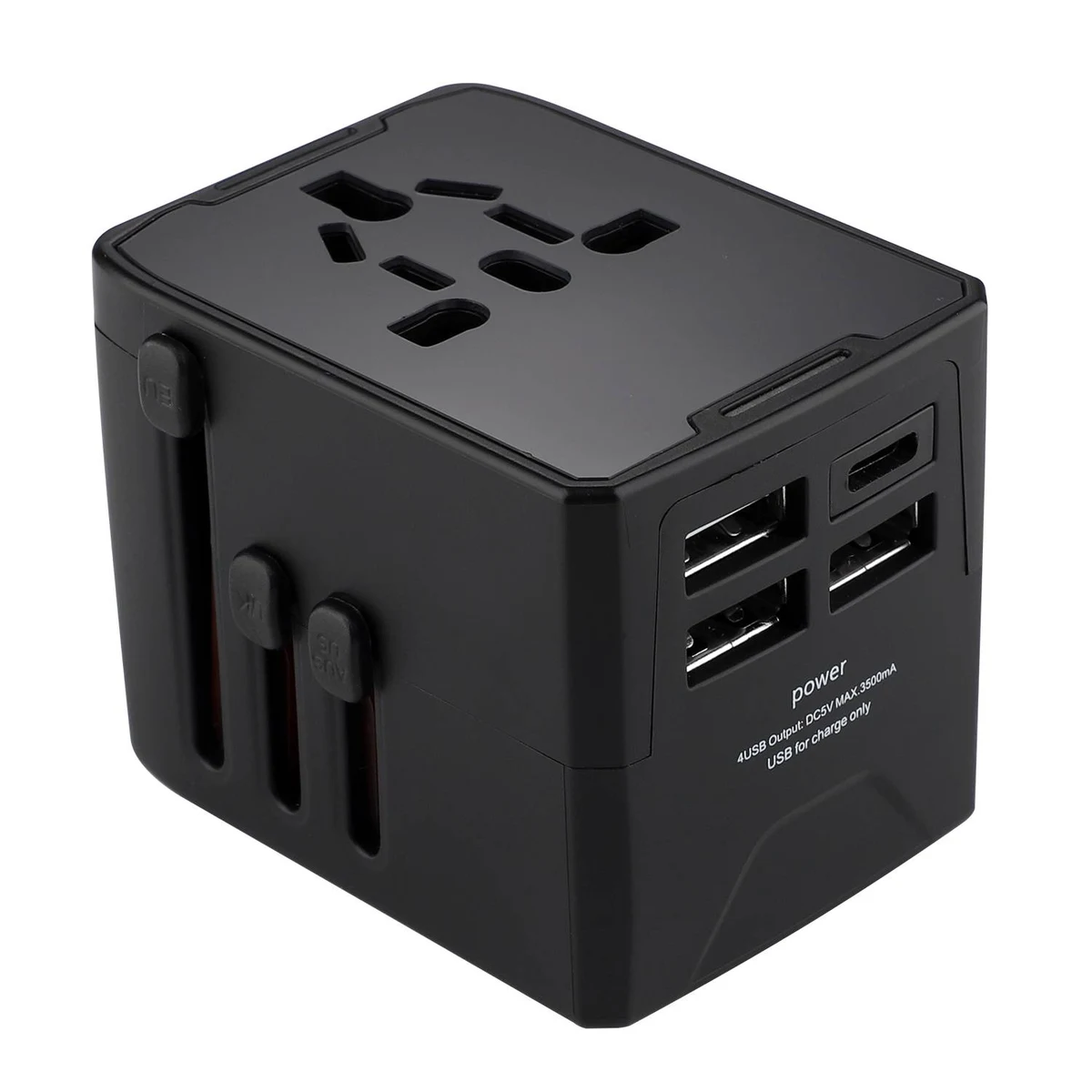3 USB A and 1 Type C Universal Travel Adapter 1