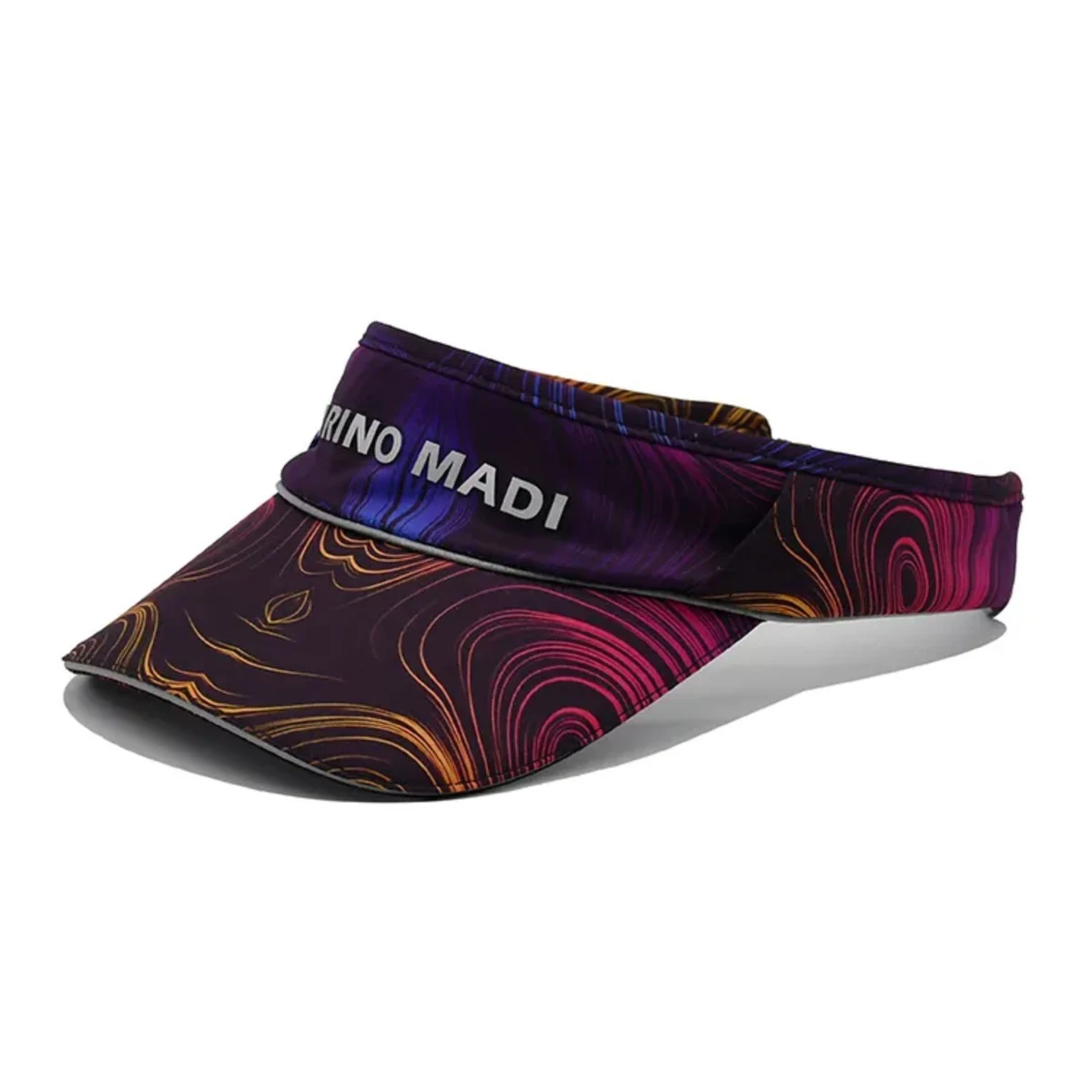 Sublimation Poly Twill Sun Visor W/ Sandwich Bill, Hook & Loop Closure 1