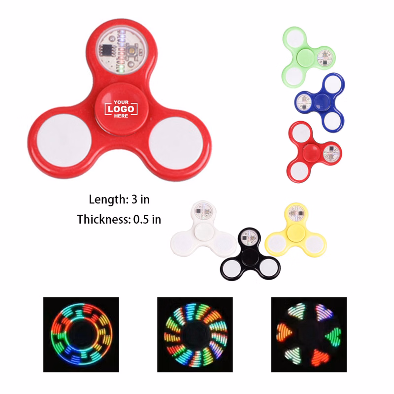 Metal Fidget LED UP Spinner