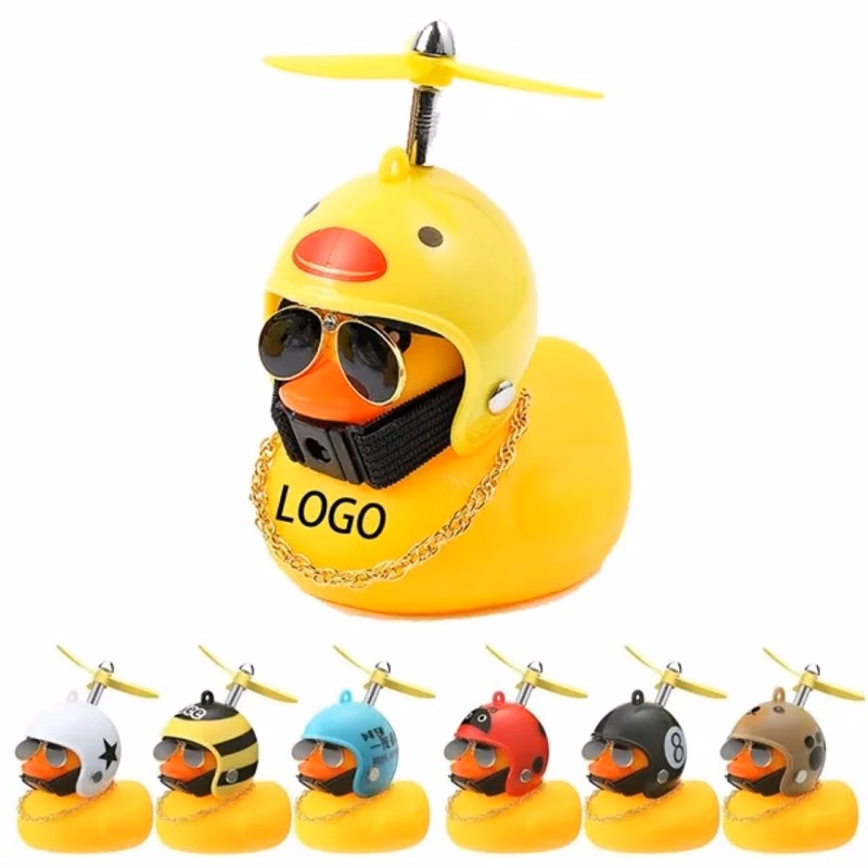 Broken Wind Little Yellow Duck Car Ornaments