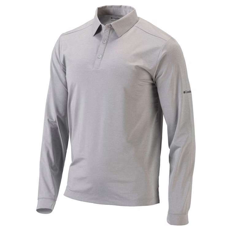 Columbia Omni-Wick Pin High Long Sleeve Polo