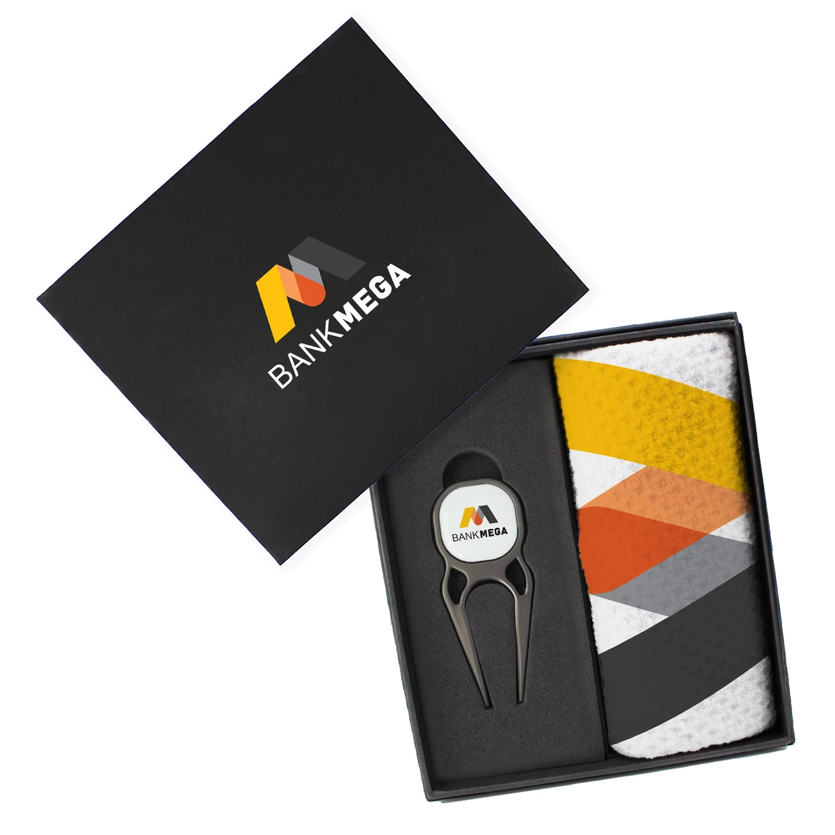 Sublimation Dormie Towel & Divot Tool Gift Box 1
