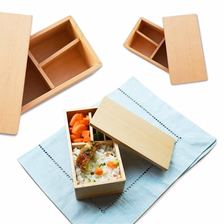 Rectangle Wooden Lunch Box