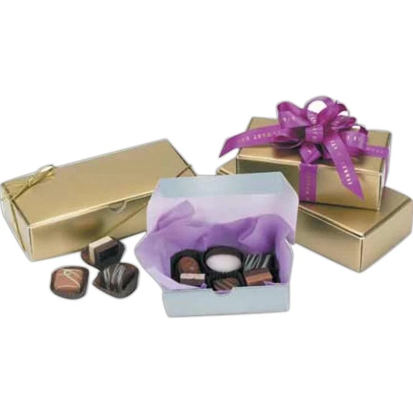 One Piece Folding Set-Up Candy Box(7 1/4"x 3 1/4"x 1 3/4") 1