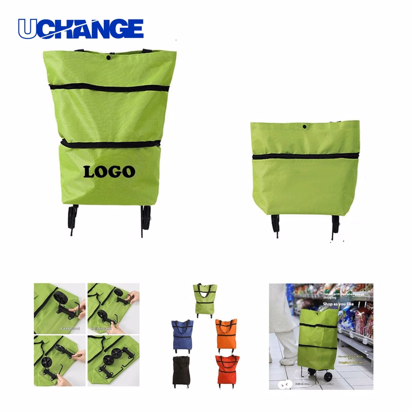 Wheeled Shopping Bag Organizer