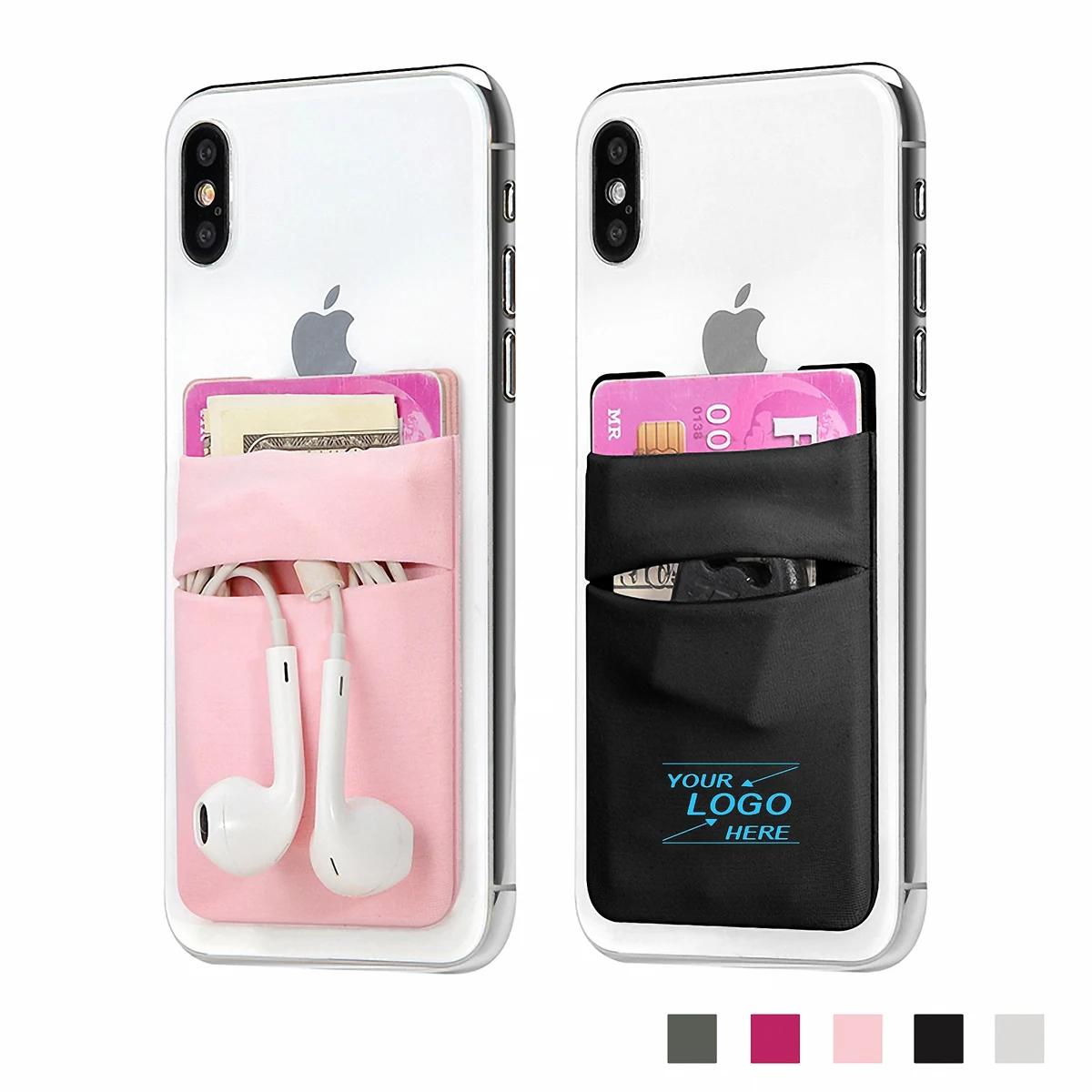 Double Pocket Phone Wallet with Stretch 1
