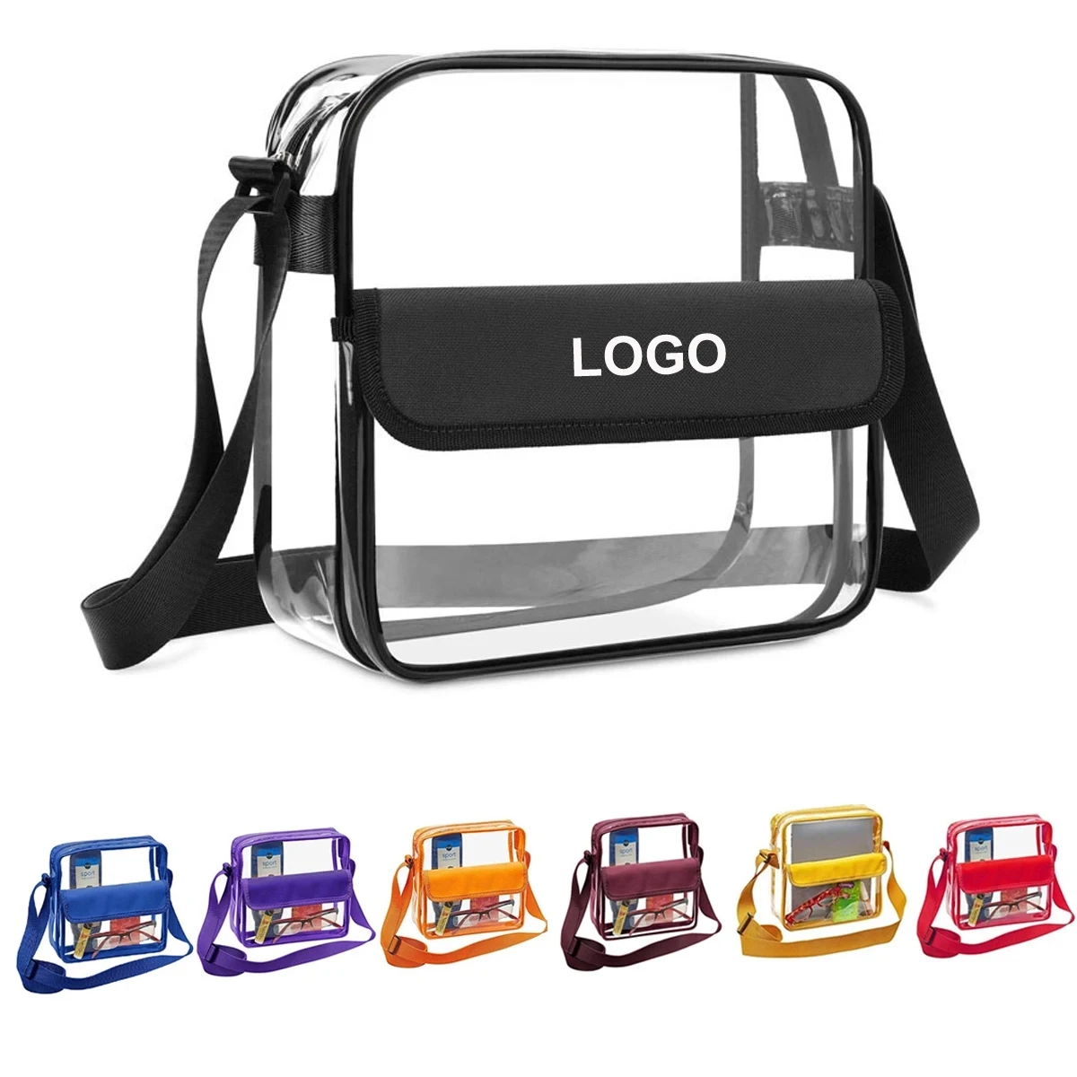 Clear Purse Stadium Approved Crossbody Concert Bag 1