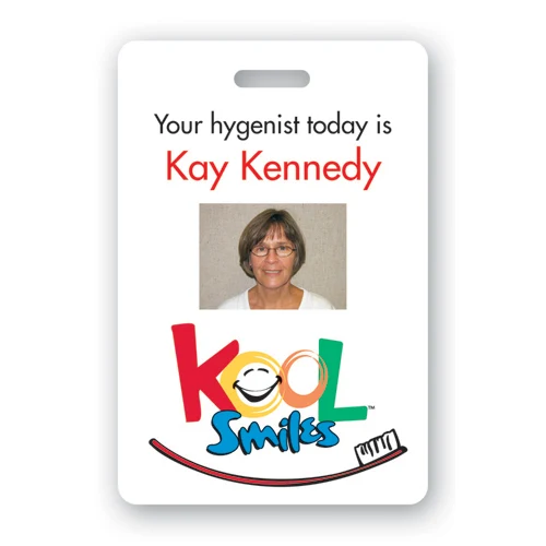 IdentityPro USA Made Photo ID Badge w/ Tag Slot (2"x3") Rectangle 1