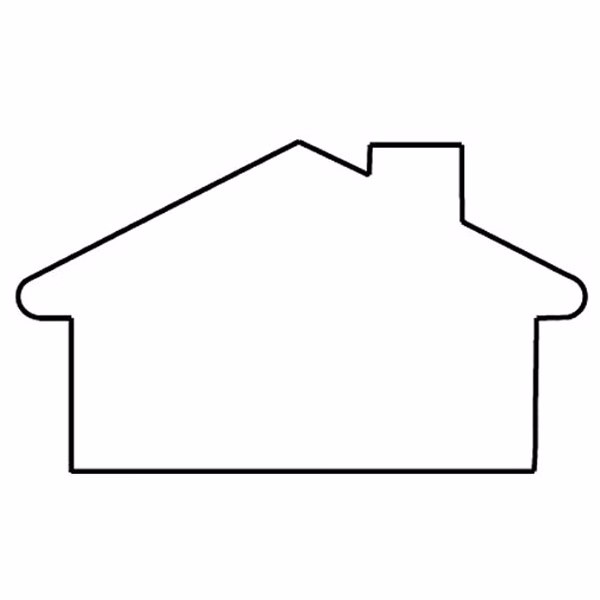 Medium House Outline Magnet - Full Color