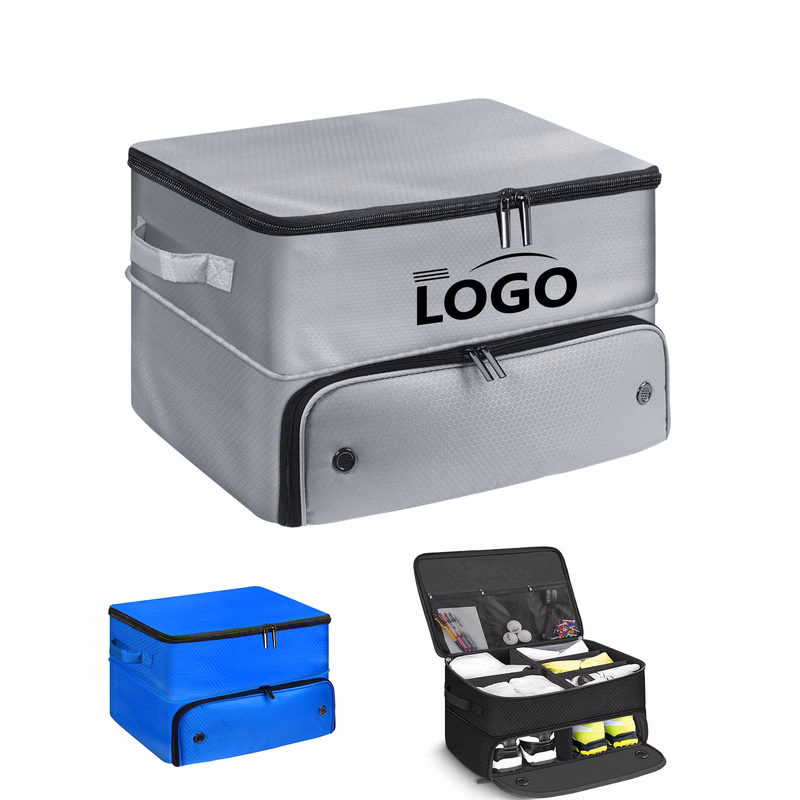 Golf Trunk Storage Organizer with Dividers