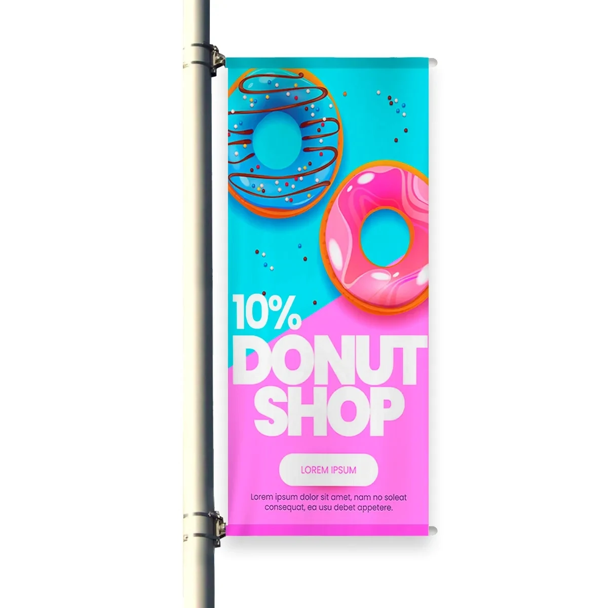 Digitally Printed 21 oz Vinyl Street Banner 1