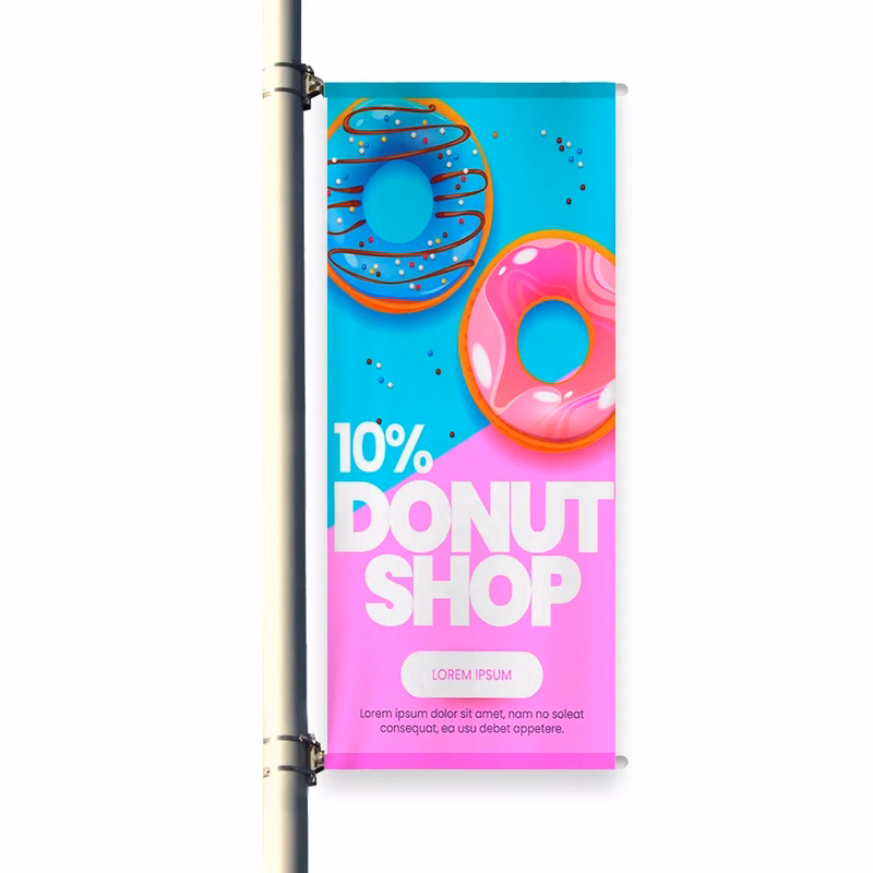 Digitally Printed 21 oz Vinyl Street Banner