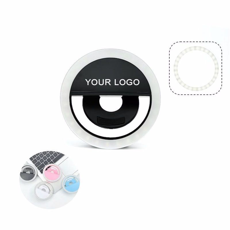 USB Charging Round Clip Light