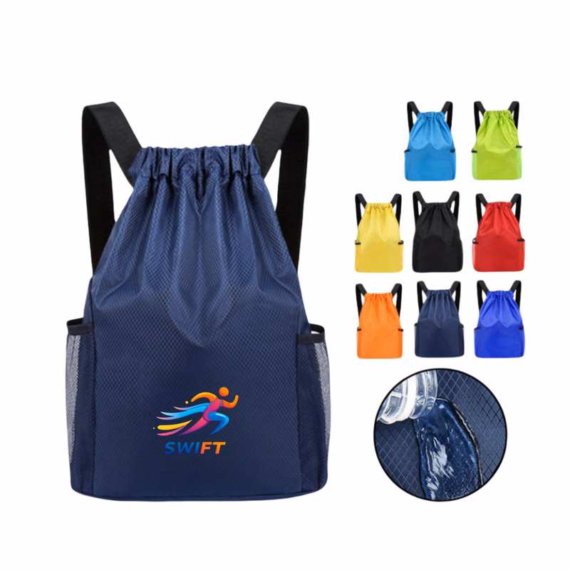 Small Drawstring Backpack Travel Storage Bag