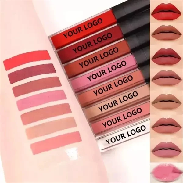 Custom Travel Natural Matte Lip Glaze with Full-Color Imprint — Personal Care Event Gift 1