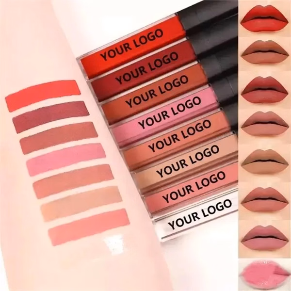 Custom Travel Natural Matte Lip Glaze with Full-Color Imprint — Personal Care Event Gift