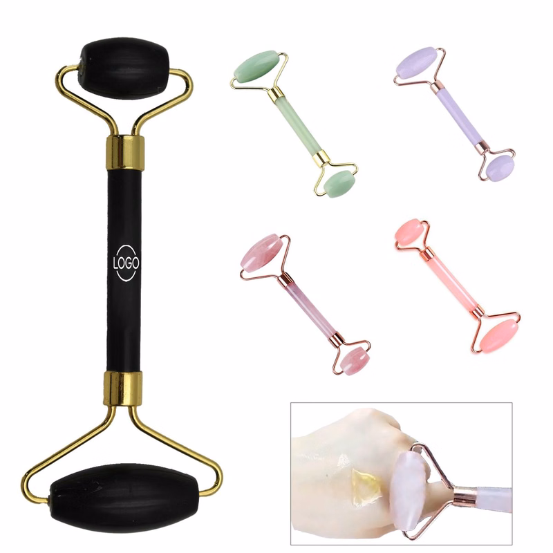 Portable Natural Jade Facial Roller Massager Skin Care Tool