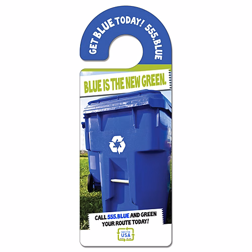 Door Hanger - 4x10.5 UV-Coated (1S) - Round Handle - 10 pt.