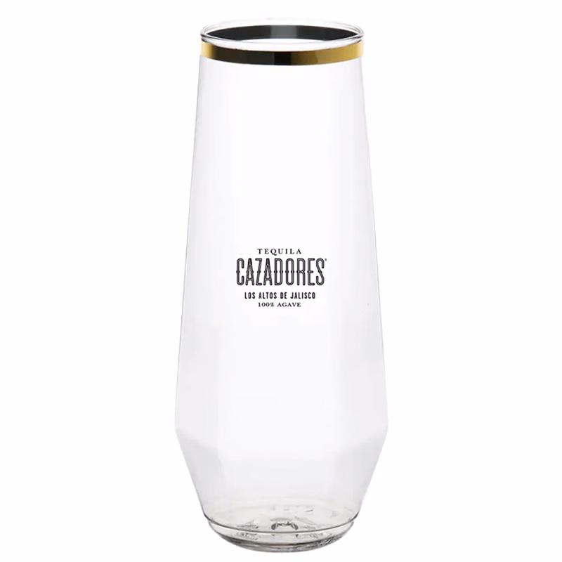 9oz. Diamond Flute Gold Rim