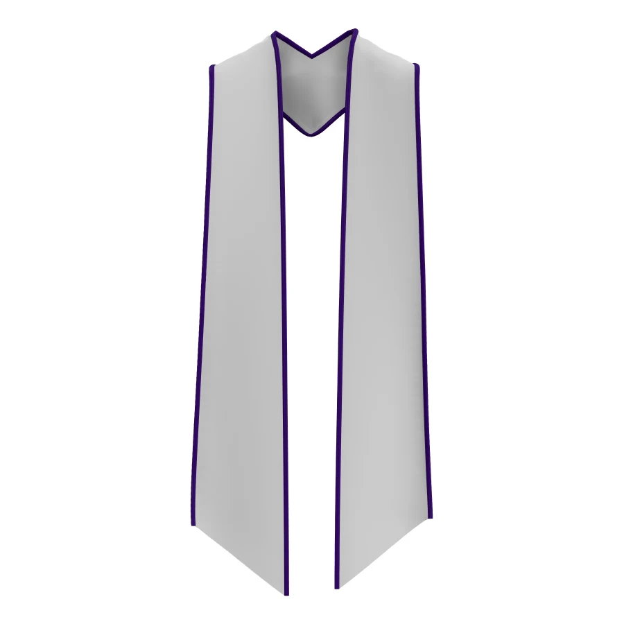 Satin Sash w/ Contrast Color Piping (84"x6") 1