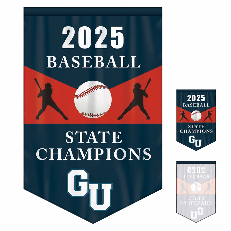 4' x 6' Championship Banner Single Sided V-Cut
