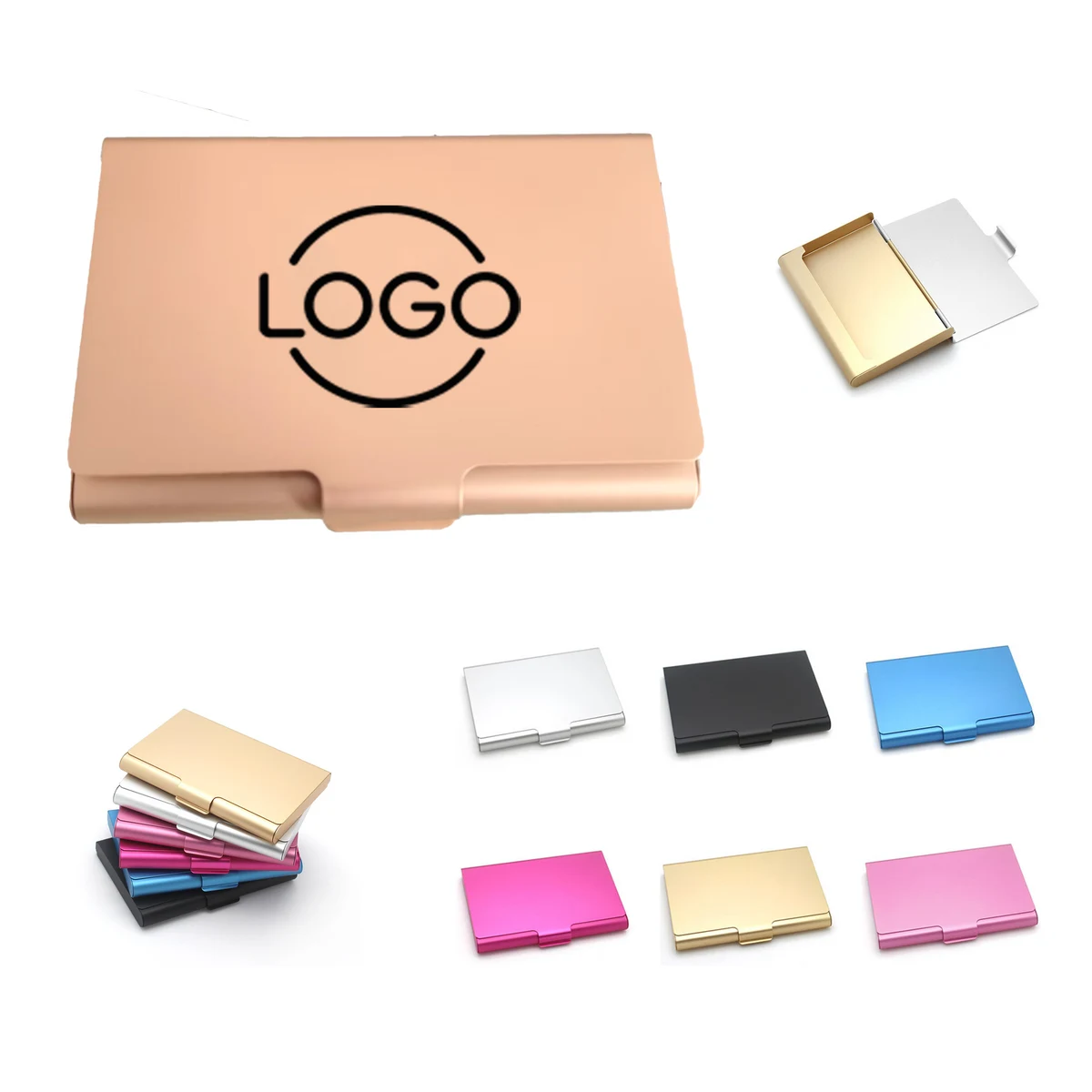 Aluminum Alloy Business Card Case 1