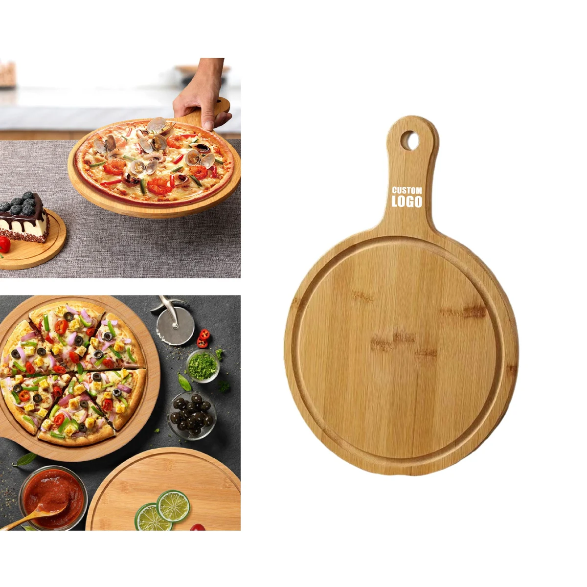 MOQ 10 pcs Wooden Western Food Tray 1