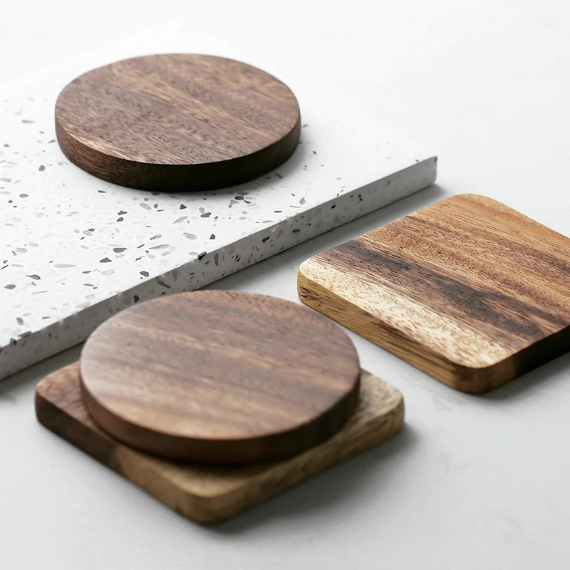 Solid Wood Coaster 1