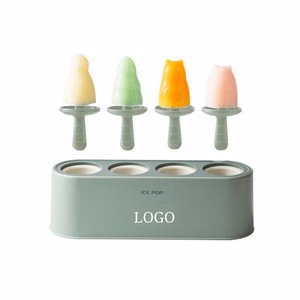 Silicone Ice Cream Mold With Popsicle Box