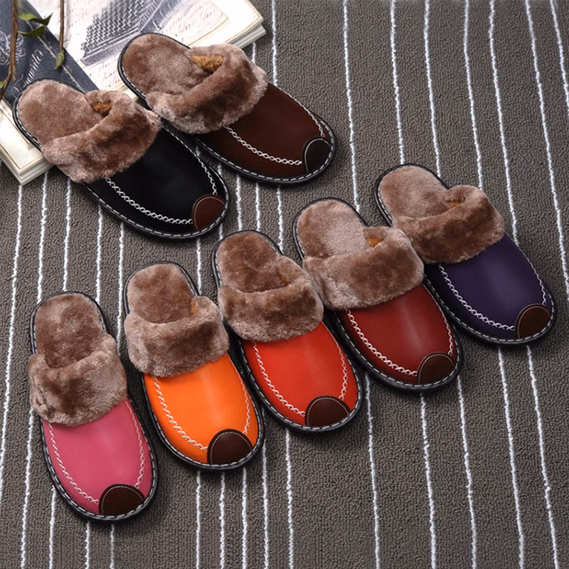 PU Warm Winter Slippers