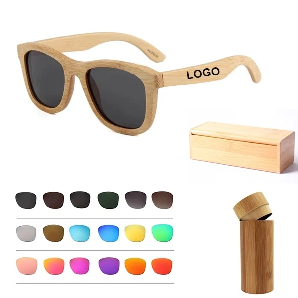 Eco-Friendly Bamboo Sunglass With Polarized Lens 1