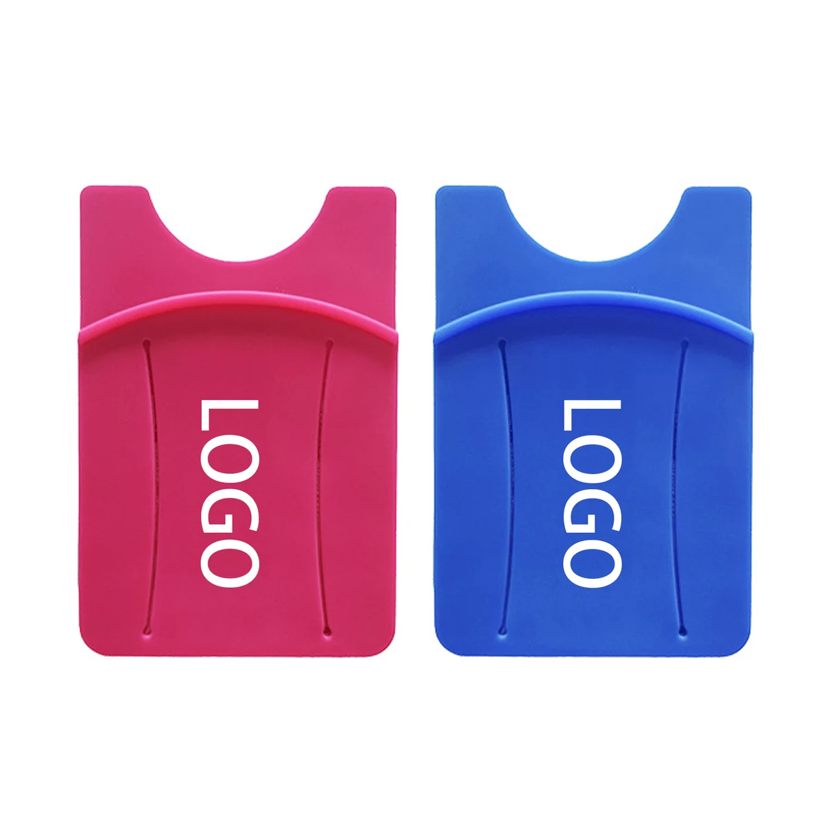Silicone Cell Phone Wallet With Earphone Winder Storage 1