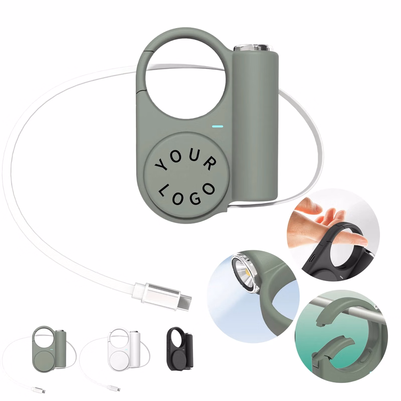 15W Portable Charger with Hook Design for Outdoor Use