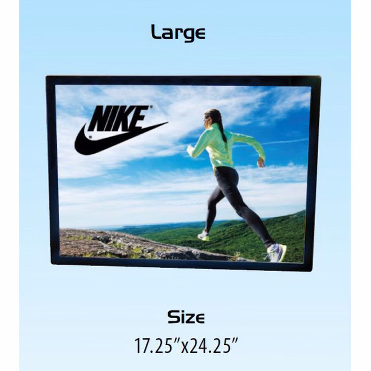 LED Backlit Sign Large Changeable Graphics 17.25" x 21.75"