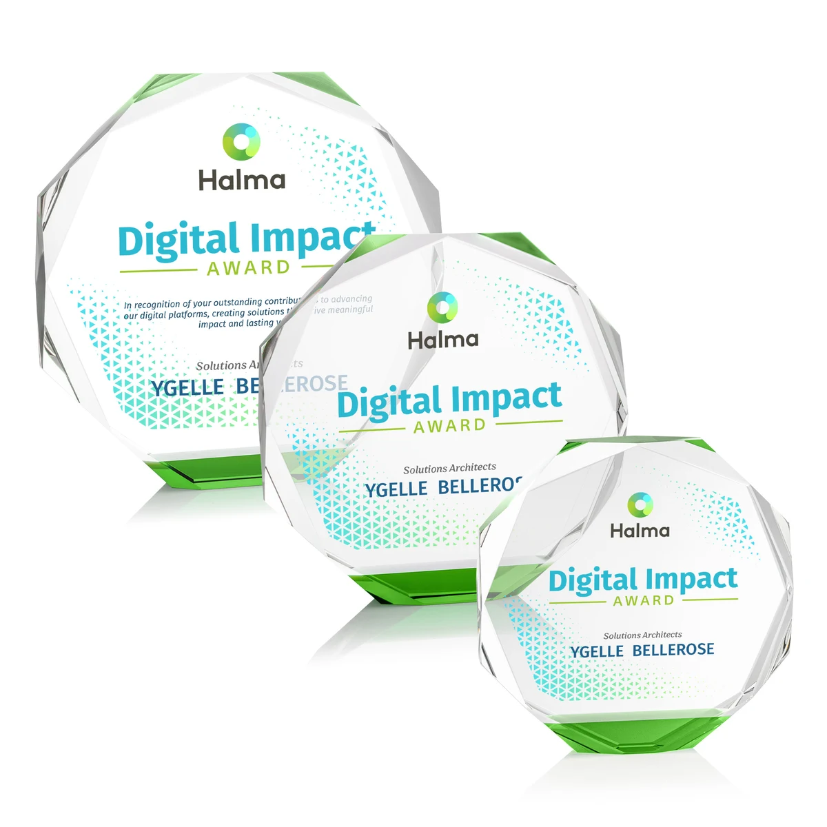 Acadian VividPrint™ Award - Green 1