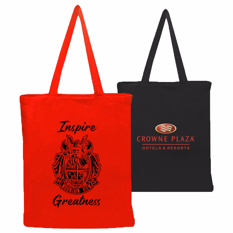 Color Cotton Canvas Tote Bags