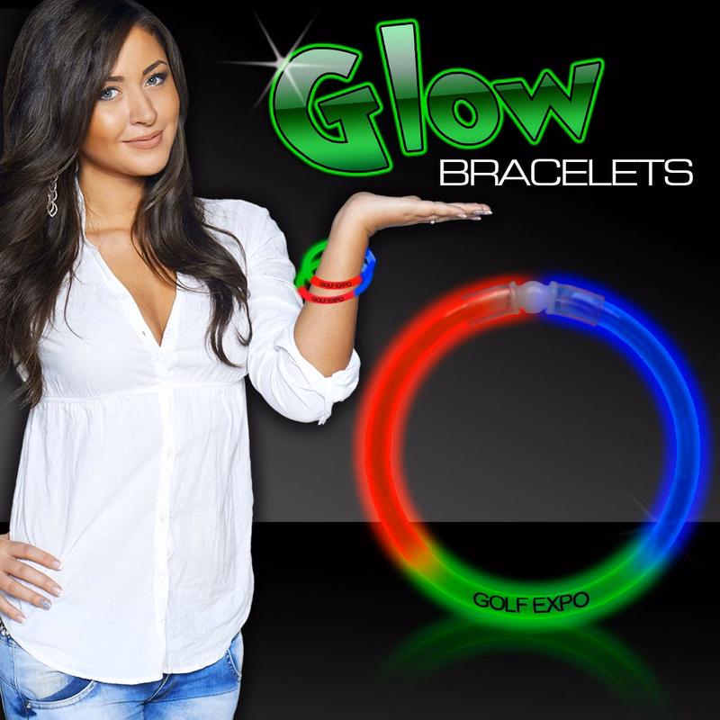 Red Green Blue Triple Color Superior Light Up Glow Bracelet