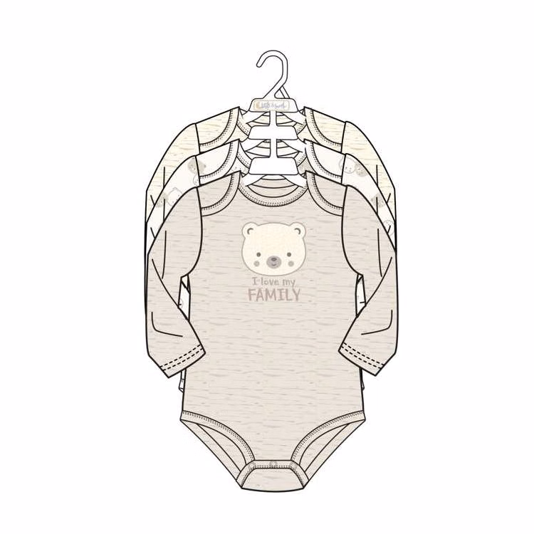 3pk Girls Short Sleeve Creepers Sizes 0-9M