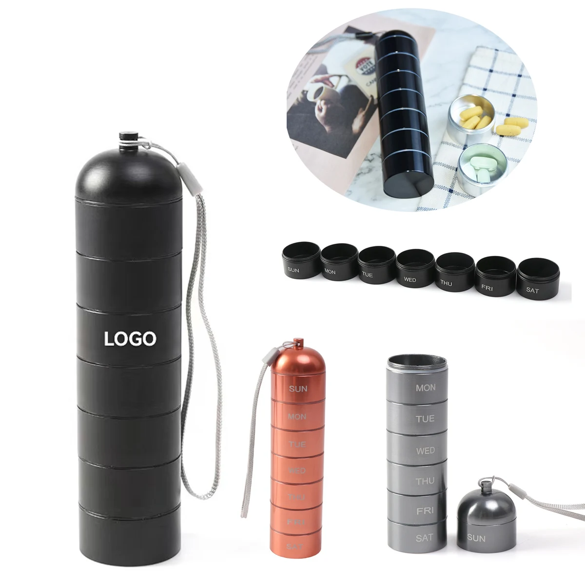 7-Layer Aluminum Alloy Pill Box 1